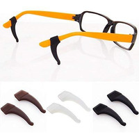 Eyeglass Strap Holder, Eyewear Retainer, Silicon Anti Slip Holder For Glasses Piece, Ear Hook, Eyeglass Temple Tip Combo Of 3 Colors