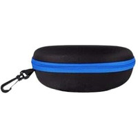 Sunshades Assorted Color Sunglass Case (Black-Blue)