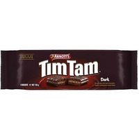 Tim Tam Dark Biscuit Bars With Dark Chocolate Flavour Coating, 5.75 Oz  163 G