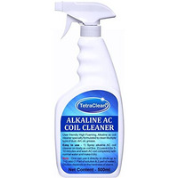 Tetraclean Alkaline Based Ac Coil Cleaner|High Foaming Coil Cleaner Liquid| Air Conditioner Instant Cleaning Liquid|Alkaline Coil Cleaner Compatible With Commercial & Residential Ac / 500Ml