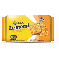 Julie's Le-Mond Cheddar Cheese Puff Sandwich Biscuit, 180 G