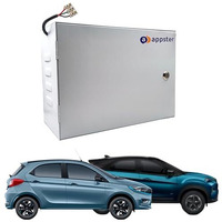 Appster Comapatible For Tiago, Tigor & Nexon Ev Electric Vehicle Charger Safety Box With Lock/Ev Charging Terminal/Wall Mount Box With 15 Amp Mcb Circuit Breaker)