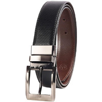 Zevora Leather Formal/Casual Reversible Belt For Men/Boys (Color-Black/Brown)