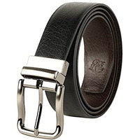 Zevora Leather Formal/Casual Reversible Belt For Men/Boys (Color-Black/Brown)
