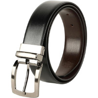 Zevora Leather Formal/Casual Reversible Belt For Men/Boys (Color-Black/Brown)