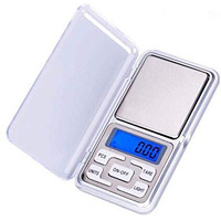 Freshdcart Mini Pocket Weight Scale Digital Jewellery/Chem/Kitchen Small Weighing Machine With Auto Calibration, Tare Full Capacity, Operational Temp 10-30 Degree ( 200 /0.01 G), Silver