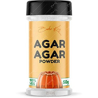 Bake King Agar Agar Jelly Powder 50Gm, Vegetarian Gelatin Alternative, Plant Based Product, Perfect For Desserts & Jelly