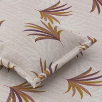 Plumora Pure Cotton Single Bed Sheet - 58 X 89 Inches, 240 Tc Bedsheet For Single Bed Cotton With 1 Pillow Cover, Soft And Breathable For Comfortable Sleep(Blush Forest,Single)