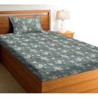 Cozy Furnish Super Soft Brushed Microfiber Cotton Single Bedsheet With 1 Pillow Cover,Bedsheet 60X90(Inches) Pillow Cover 17X27(Inches) Bedsheet For Single Bed