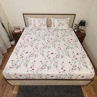 Bhoomi Impex Bed Sheets - Brushed Microfiber Bedding - Flat Bedsheets & Pillowcase - Super Soft Microfiber - Breathable Wrinkle, Fade Resistant & Cooling Sheets - Single_Butterfly Bliss