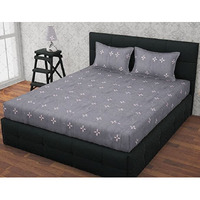 Amazon Brand  Umi Super Soft Brushed Microfiber Cotton Double Bedsheet With 2 Pillow Covers,Bedsheet 90X100(Inches) Pillow Cover 17X27(Cm)