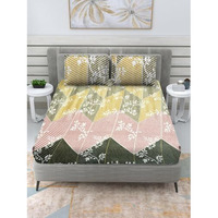 Cozy Furnish Fleece Winter Double Size Woolen Warm 300 Threadcount Bed Sheet With Pillow Covers For Winters 228X254 Cm Woolen Bedsheet For Double Bed With Pillow Covers