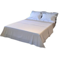 Organic Cotton Long Staple Silky Soft Single Pick Sateen Bed Sheet Set - Luxurious & Premium Hotel Quality - Gots Certified - Printed & Dyed Combination - Deep Pocket - Easy Care - Queen