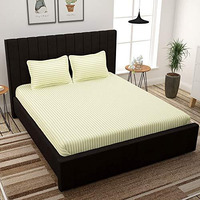Story@Home Bedsheet For King Size Bed | Cotton Bedsheet | Solid King Size Bed Sheet Cotton With 2 Pillow Covers, 270 X 270Cm, Off White | Perfect For Home Decor | 300Tc