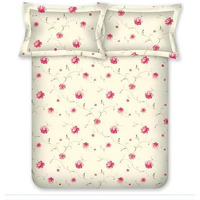 Bombay Dyeing 104Tc 100% Cotton One Double Size 224X254Cm / 88 X 100 Inches Bedsheet With 2 Pillow Covers Size 46X69 Cm (7555 Crm Pink, Double)