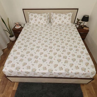 Bhoomi Impex Printed Bedsheet For Size Double Bed With 2 Pillow Covers Microfiber For Summer Breathable Soft Wrinklefree Soft Touch & Skin Friendly (90 X 100 Inches,Koala Cuddles)