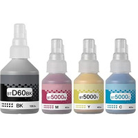 Rc Print Ink Compatible For Brother Bt6000Bk / Bt5000 Dcp T310, T300, T510, T500, T910, T710, T400W, T450W, T300W, T800W, T700, T810 Printe (Pack Of 4 Balck 108Ml Cmy 48Ml