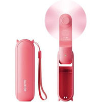 Gaiatop Mini Handheld Fan, Portable Personal Folding Cooling Hand Fan Rechargeable Battery Operated With 2 Speed Usb Desk Fan For Home Office Travel (Rose)