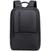 Arctic Hunter Slim Laptop Backpack For Men Women Lightweight 18L Expandable Backpack Shockproof 15.6" Laptop Pocket Water-Resistant Daypack Computer Bag For Office Daily Casual College, Black