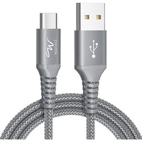 Wayona Usb C 65W Quick Charge Fast Charging Data Transfer Cord For Samsung Galaxy S24,S23,S22,S21,S20, Iphone 15 Pro,15 Plus,15 Pro Max, Android Auto & Carplay (1M, Grey)