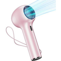 Arcticool High Speed Portable Fan - 100 Speed Adjustable Mini Fan - With Screen Display Hand Fan - Lightweight Design, Low Noise, And Easy Portability For Indoor And Outdoor Use (Pink)
