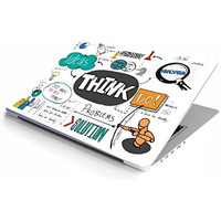 Anciary Laptop Skin Stickers Hd Quality Sticker For Laptops Upto 15.6" Compatible With Apple/Dell/Hp/Lenovo/Acer/Asus/Sony (Dustproof|Waterproof|Scratchproof|Reusable)-Think Do Anm1