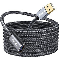 Fedus Usb 3.0 Extension Cable 3M, Aluminum Alloy Usb Cable Extender Superspeed Usb 3.0 Type A Male To Usb A Female Extension Cord For Printer, Tv, Playstation, Xbox, Hard Drive, Keyboard, Usb Hub