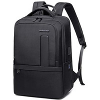 Arctic Hunter Business Backpack For Men 27L Heavy Duty Expandable Laptop Backpack For Upto 16-Inch Laptop 1680D Polyester Water-Resistant Usb & Type-C Port, Padded Laptop Bag For Travel Office, Black