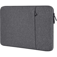 Proelite Polyster Laptop Sleeve Case Cover Pouch For 13" To 14" Macbook Air/Pro Retina,Compatible With Macbook Pro 14 Inch M1 Pro/Max A2442, Galaxy Tab S8/S9 Ultra 14.6 Inch/Ipad Pro 12.9, Dark Grey