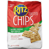 Nabisco Ritz Toasted Chips Sour Cream & Onion, 229G