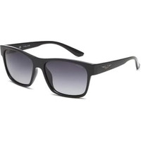 Police Sunglasses| 100% Uv Protected | Gradient | Full Rim | Square | Men | Large | Shiny Black Polycarbonate Frame | Smoke Gradient Tac Lens