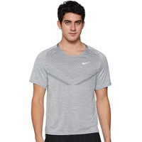 Nike Men's Regular Fit T-Shirt (Dm4754-084_Smoke Grey Fog/Reflective Silv M)