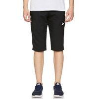 Nike-As M Nk Df Team Woven 3/4 Pant-Black/Black/White-Dm6624-011-L