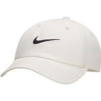Nike Polyester Unisex's Cap (Fb5369-072_Light Bone/Black, Free Size