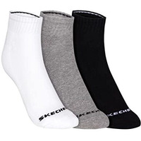Skechers Cotton Mens S20034Id Calf Length Socks-Wbgy Large, Assorted