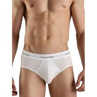 Calvin Klein Underwear Men's Pure Cotton Classic Solid Briefs (Pack Of 3) (U2661967_Cloud