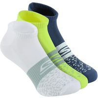 Skechers-Mens-Socks-3Pk Mens Non Terry Low Cut-S20078Id-Multl-L