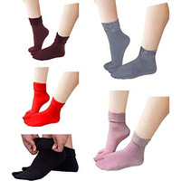 Vt Virtue Traders Winter Socks For Women | Woolen/Ankle Length Socks For Women | 5 Pair Socks,Multi
