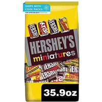 Hershey's Miniatures Assorted Chocolate Candy Party Pack, 35.9 Oz 1.01 Kg (Imported)