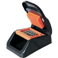 Meyer 2 In 1 Dicer With Container, Vegetable Cutter &Slicer, Cutting Machine | Kitchen Accessories | Kitchen Items For Home Cooking | Onion Chopper | Mini Handy Chopper (Plastic, Grey, Orange)