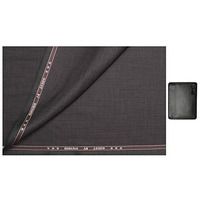 Raymond 0-Degree Men's Poly-Viscose Unstitched Trouser Fabric And Wallet- Chocolate Brown 1.3 Meters