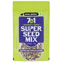 Urban Platter 7-In-1 Super Seed Mix, 250G (Roasted And Salted | Sunflower | Pumpkin | Split Coriander | Watermelon | Black Sesame | White Sesame | Flax Seed)