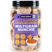 Urban Platter Scoopers Multigrain Munchie, 60G (Crunchy Crisps Made With Popped Multi-Grains And Seeds For Healthy Snacking)
