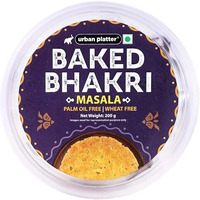 Urban Platter Baked Masala Bhakri, 200G (Wheat Free, Traditional Gujarati Snack)