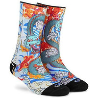 Dynamocks Dragon Men & Women Crew Length Socks (Large (India/Uk Feet Size: 8-10))