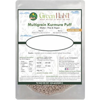 Greenhabit Multi-Grain Kurmura Murmura(Oats,Jowar,Ragi & Bajra) Aka Multi Grain Puff For Healthy Breakfast Snack Food (200Gm Pack Of 1)