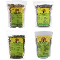Green Habit Raw Flax Seeds, Chia Seeds, Pumpkin Seeds, Sunflower Seeds Combo Of 4, (100 Gram X 4)