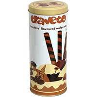 Craveto Chocolate Wafer Rolls- Pack Of 2 | 2 X 150G Tin | Chocolate Cream Filled Wafer Sticks