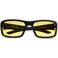 Intellilens Knightrider Branded Latest And Stylish Sunglasses | Polarized And 100% Uv Protected | Light Weight, Durable, Premium Looks | Men | Yellow Lenses | Wrap Around | Medium
