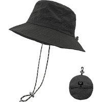Jessica Exim Unisex Sun Protection Bucket Hat For Men & Women - Foldable, Quick-Dry, Breathable, And Packable Bucket Hat For Outdoor Adventures, Hiking, Fishing & Camping (In, Alpha, Free Size, Black)